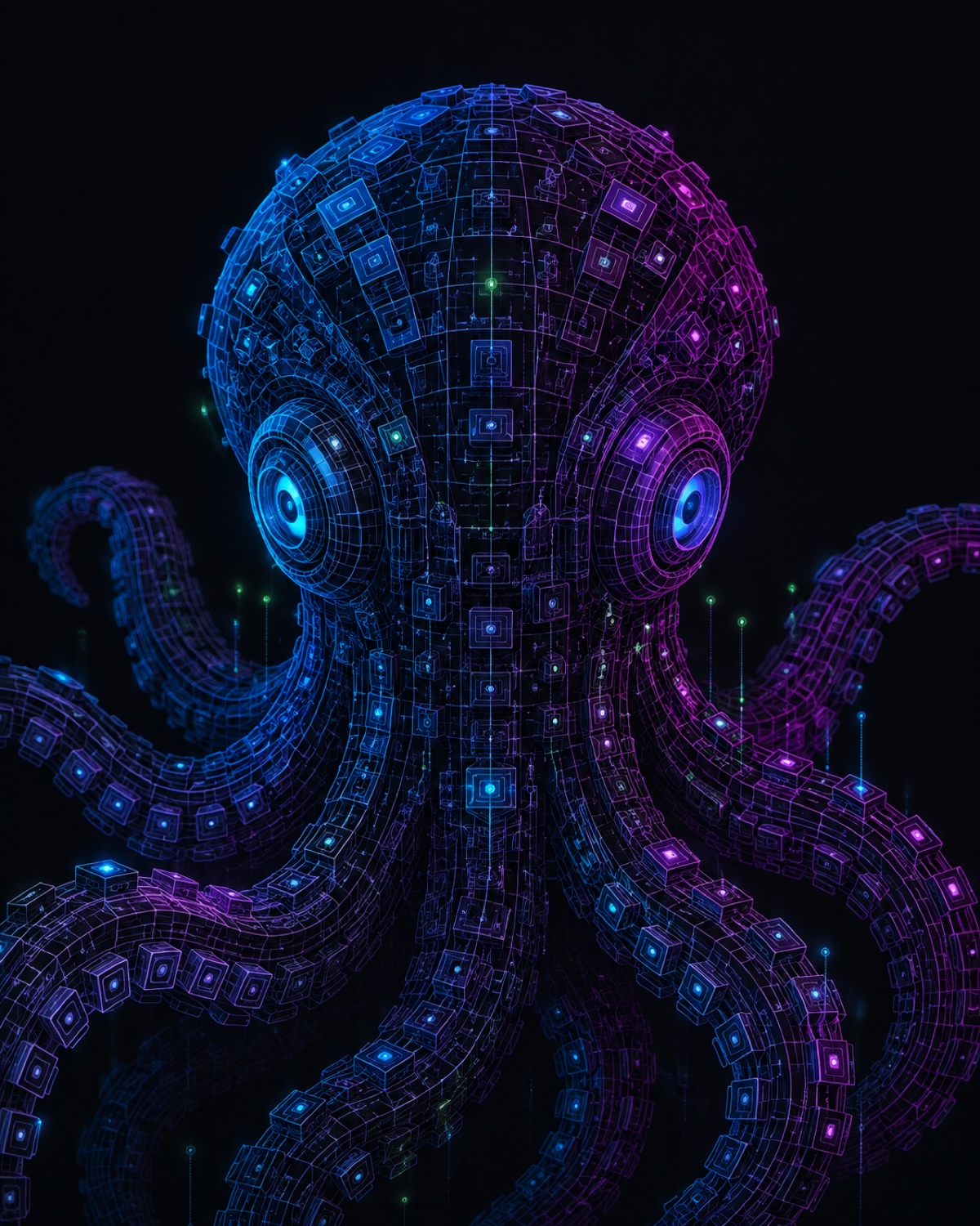 Digital species portrait representing The Mind.